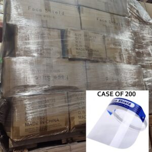 Pallet of 5000 Reusable Clear Plastic Face Shields Anti-Fog Safety