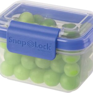 (Pallet of 450) 2-Cup Storage Container Blue, SNL-1007B Snap-Off Lid