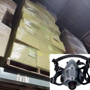 Pallet of 840 North Half Mask Respirators 5500 series  Small Med or Large