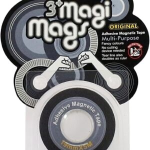( Lot of 792) Magi Mags Flexible Adhesive Stationery Magnetic Tape Measure Markings - Silver