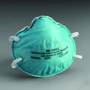 (Pallet of 480) 3M 1860S Particulate Respirator and Surgical Mask, Small, Box of 20