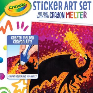 (Lot of 120) Crayola Silhouette Art Sticker Kit  (04-0389)