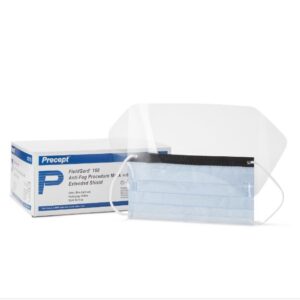 (Pallet of 332) Precept Medical 15310 - MASK, FLUID SHIELD W/LOOPS -25 packs
