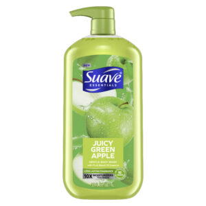 (Lot of 160) Suave Essentials Gentle Body Wash Juicy Green Apple 30 oz