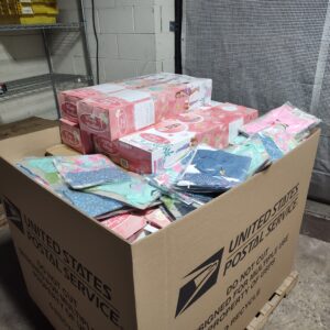 Pallet of 32" Life-Size Wispy Walker Doll and Doll clothing