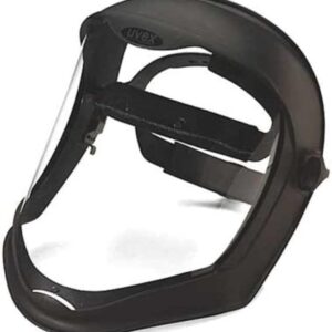 Honeywell Uvex Bionic Face Shield with Clear Polycarbonate Visor – Anti-Fog/Hard Coat (S8510) sold by 4's
