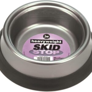JW Pet Skid Stop Heavyweight Pet Bowl – Medium (1 Bowl, Random Color) sold by 24's