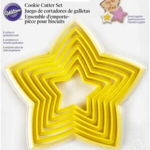 Wilton Set of 6 Nesting Star Cookie Cutters (sold by 36)