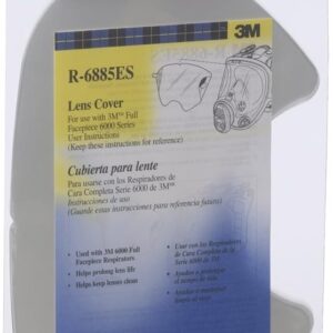 3M Faceshield Cover for 6000 Series Full Face Respirator – 25 Pack Protective Lens Covers (sold by 10;s)