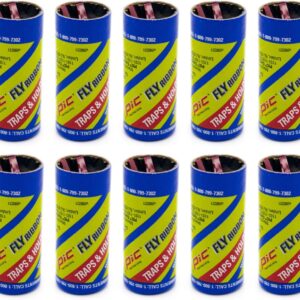 PIC FR10B Fly Ribbons Fruit Fly Traps – Set of 12