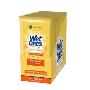 Wet Ones Antibacterial Hand Wipes – Citrus Scent (20 Count x100)
