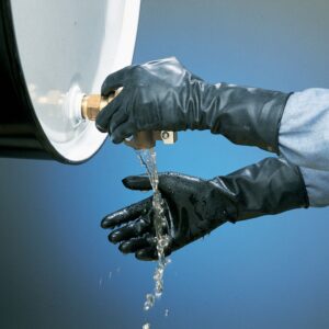 Honeywell North® B131R/9 Butyl Protective Gloves – Size 9, Black (sold by 12's)