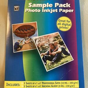 Ritz Photo Paper 4" x 6" – 6 pcs per pack/ case deal=125 packs